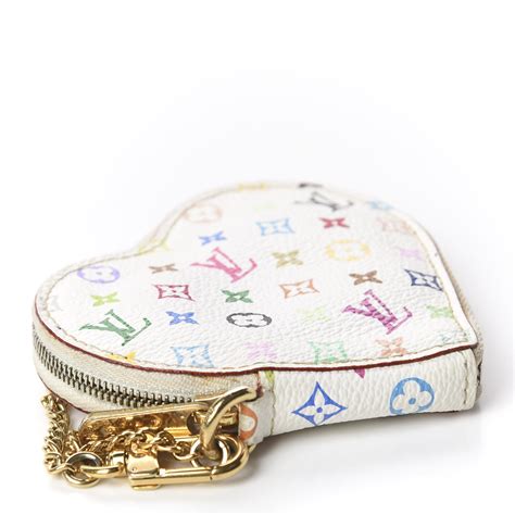 louis vuitton heart coin purse multicolore|Louis Vuitton keychain coin purse.